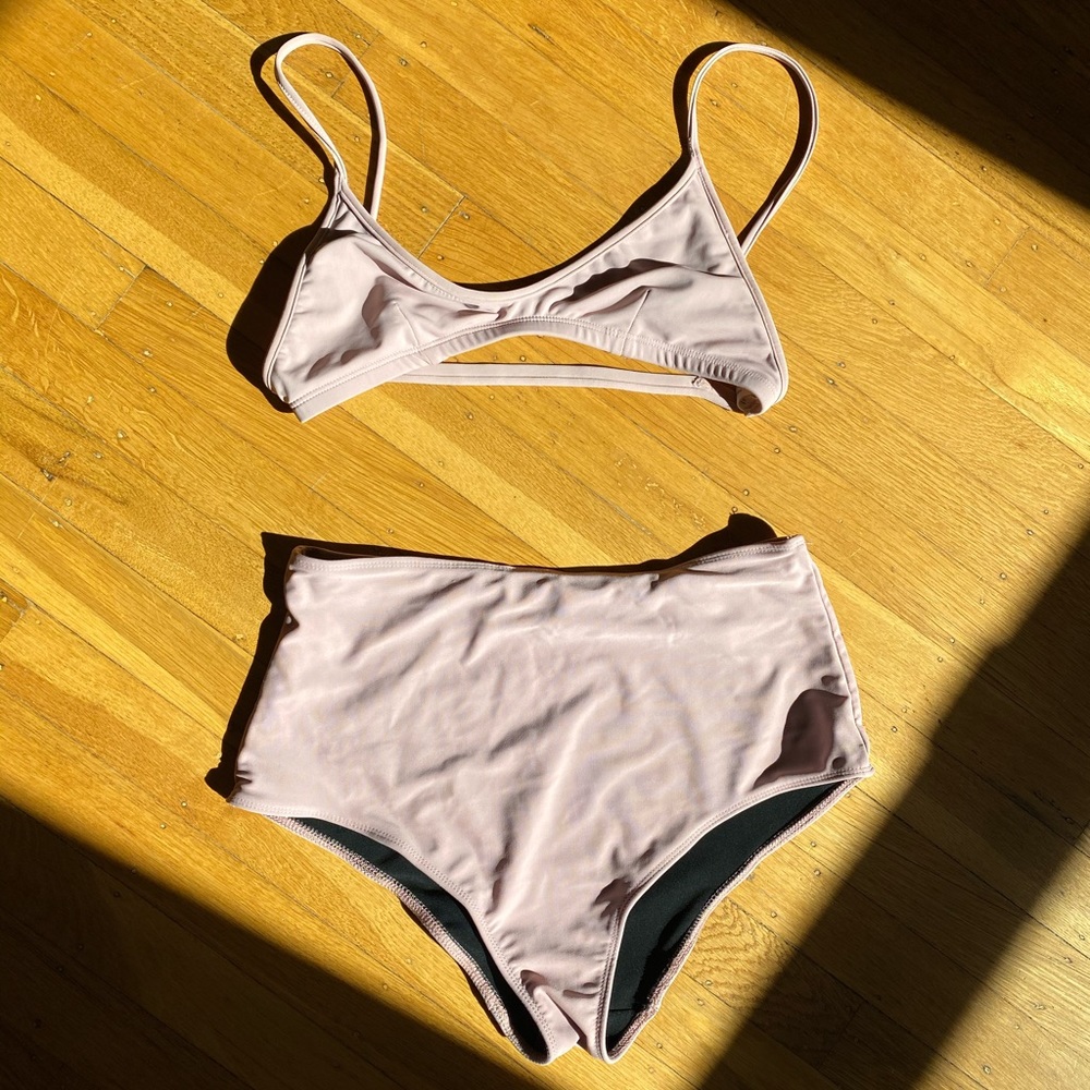 Nu Swim High Waisted Bikini Bottoms